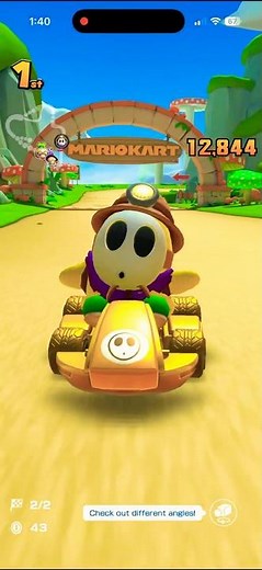 Mario Kart Tour - Yellow Shy Guy (Explorer) Gameplay (Exploration Tour 2026 Ranked Cup Reward)