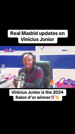 Vinicius Junior Wins 2024 Balon d'or: Real Madrid Updates