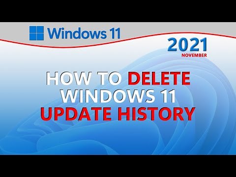 How to Delete Windows 11 Update History