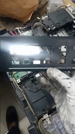 Brother dcp t300 waste ink pad clean in techhighbd #brother