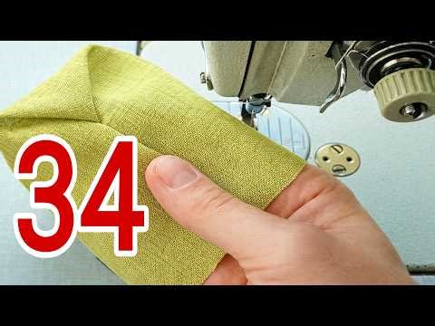34 sewing tips you'll need after watching this video. Sewing hacks 💯 easy sewing