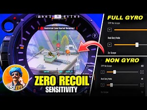 Best Headshot Sensitivity (GYRO + NON-GYRO) 🔥 ScarFall 2.0 No Recoil Setup