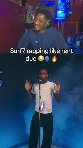 Surf7 was Talking on this😭🔥”And I do my pushups everyday like a soldier 🥷🏾” #twitchwavynoah #surf7 #musicreaction #fyp #freestyle