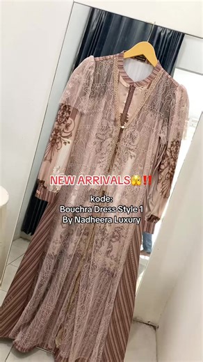 Bouchra Dress Style 1 By Nadheera Luxury Ready stock di store ya... Join Mitra/Order : WA : 087733623999 Toko : Jln.Suryo Kusumo Dukuh Gambir RT 01/RW 03 Hadiwarno Mejobo Kudus Maps : Dwie Gallery (fashion & skincare) #dwiegallery #fyp #outfitideas #tokobajumejobo