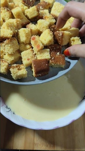Delicious Custard recipe 🔥 #food #cooking #snacks #recipe #ytshorts #trending #youtubeshorts