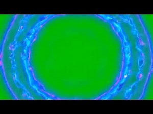 Neon Shockwave Ripple Burst Green Screen 4K | free use