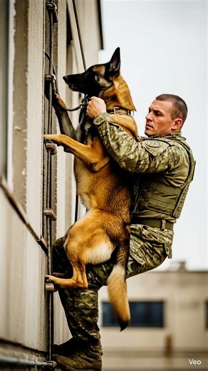 Military K9 skills that will blow your mind #malinois #shorts #training