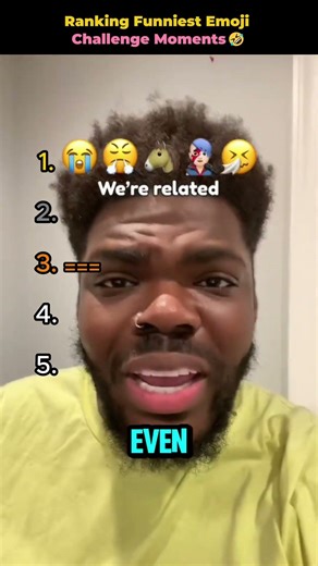 Ranking Funniest Emoji Challenge Moments🤣 #shorts #funny #ranking