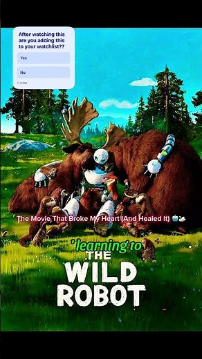 Why The Wild Robot is a 10/10 Masterpiece #moviereview #animation