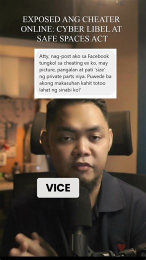 What happens when online anger crosses the line? An attorney breaks down cyber libel laws and the Safe Spaces Act—explaining the legal consequences of posting about a cheating ex. Know your rights, and your risks. #CyberLibel #SafeSpacesAct #LegalAdvice #OnlineSafety #RevengePorn #SocialMediaLaw | Atty. Alman-Najar Namla