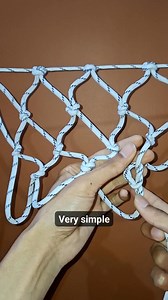 There are many knots to make a net, and this is one of them | Stsd Mancing