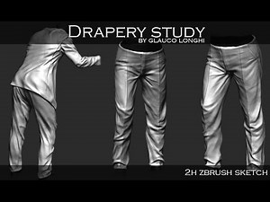 Drapery Study in zbrush