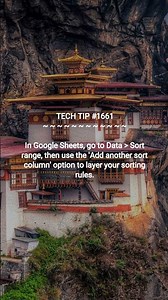 Sort by Multiple Columns in Sheets | 2025-12-09 | #Shorts #dotKey #cybersecuritytips #TechTips