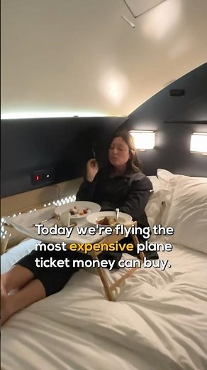 We flew “The Residence” ✈️ the most expensive plane ticket money can buy💸 full tour on our channel!