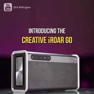 Feature-rich, intelligent and splash-proof, the Creative iRoar Go is the smallest and lightest 5-driver portable Bluetooth speaker in the world. http://creative.com/iRoarGo | Creative Labs