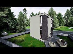 Tiny House 3x4 m || Minimalist Decor & Peaceful Nature Views