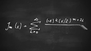 Animated Chalkboard Math Equations and Diagrams
