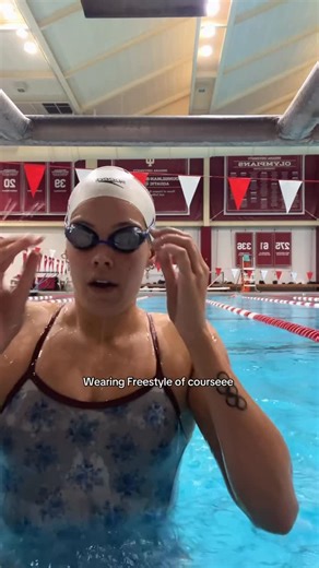 Freestyle Swimwear on Instagram: "Swim practice w/ one of the fastest swimmers in the world🏊🏼‍♀️ #swim #swimmer #competitiveswimmer #competitiveswimming #reels #meta #truth #swimmerproblems #justswimmerthings #swimtraining #swimmingpool #swimcoach #swimpractice #swimmingtechnique #swimlife #swimmerproblems #olympian #olympicswimmer #trainingvlog #dayinthelife #olympianworkout #workout"