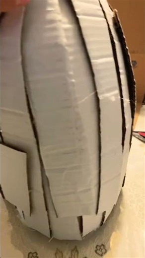 Cardboard astronaut helmet