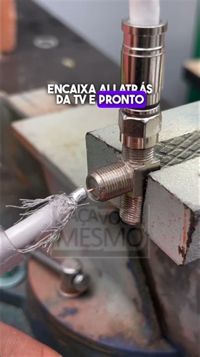 A mangueira que virou o conector de antena #Mangueira #ConectorDeMangueira #Antena