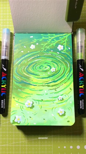 Little Spring: Acrylic Marker Nature Art Tutorial