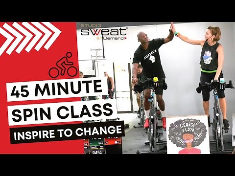 45-Minute Spin® Workout | Inspire to Change Ride - Motivational Indoor Cycling Class
