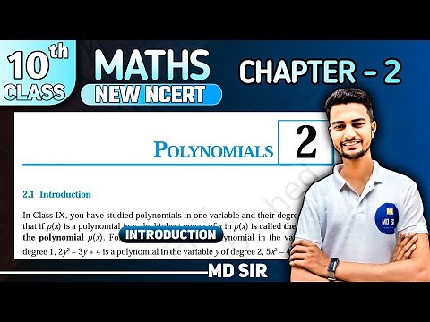 Class 10 Maths Chapter 2 | Polynomials Introduction | Md Sir