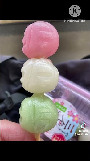 [TikTok] 昔ぜんまいざむらいの三色団子美味しと思った#tiktok#三色団子#団子