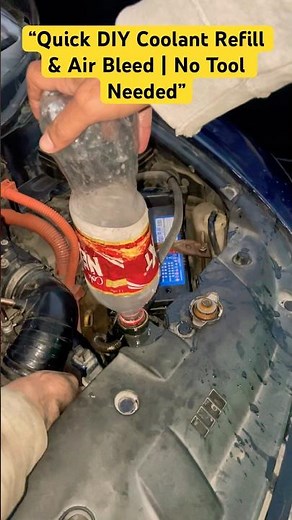 How to Bleed Coolant & Refill | No Tool Needed | USA, UK, Asia”#JapanCars #AirBleed #EngineFix