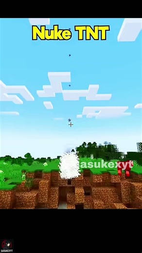 DIFFERENT TYPES OF TNT💀#minecraft #shorts