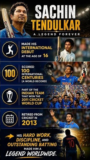 Sachin Tendulkar Biography.
