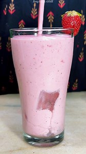 116K views · 1K reactions | Strawberry Milkshake拏 | Bong Recipes ASMR | Facebook