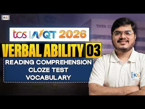 TCS NQT 2026 Verbal Ability | Complete English Concepts for Ninja, Digital & Prime