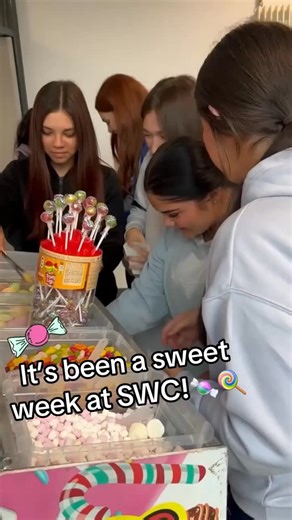 A sweet week at SWC 🍬✨ Free treats, big smiles, and campus vibes! It was the perfect pick-me-up to start the new term 👀🍭 | South West College