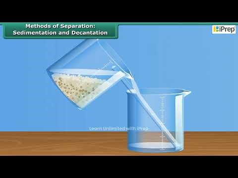Methods of Separation - Sedimentation and Decantation | Chapter 9 | Science | Class 6 | iPrep