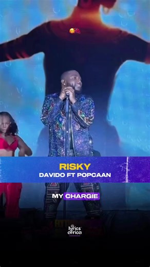 Davido ft Popcaan - Risky (Lyrics) #lyricsafrica #afrobeats #fyp #fypシ #davido
