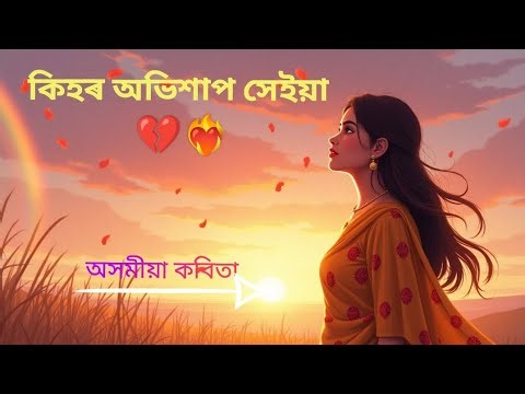 🌙 সময়ৰ অভিশাপ (The Curse of Time) – Emotional Assamese Poem About Life & Loss