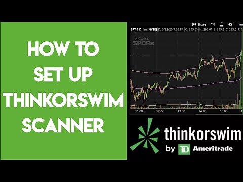 How To Set Up ThinkorSwim Scanner | TD Ameritrade