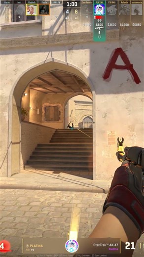 INSANE AK-47 KILLS in CS2 🔥 | Clean Spray & Headshots #counterstrike #cs2headshot #cs2clips