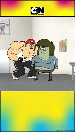 「ま、そりゃいいとして」 #レギュラーSHOW #レギュラーSHOWコリない2人 #リグビー #モーデカイ #マッスルマン #カートゥーンネットワーク #海外アニメ #カートゥーン