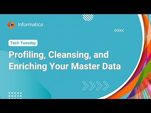 Profiling, Cleansing, and Enriching Your Master Data