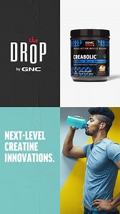 The newest creatines are on The Drop by GNC. Check out GNC AMP Creabolic™, a first-of-its-kind formula that takes muscle building next-level with boosts in reps, recovery, and complete performance. | GNC Live Well