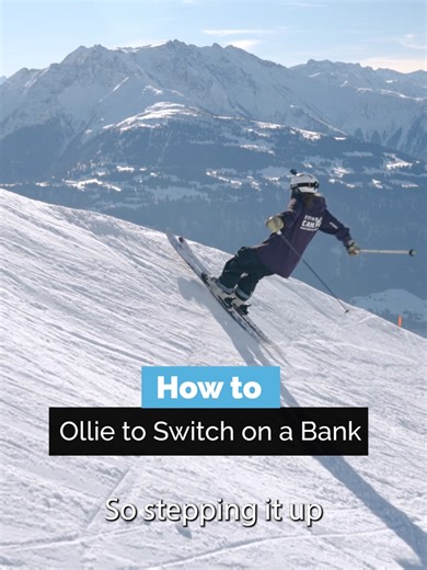Master Ollie to Switch Techniques on a Bank