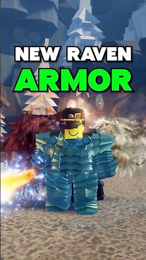 How to Unlock Full Raven Armor in The Forge...