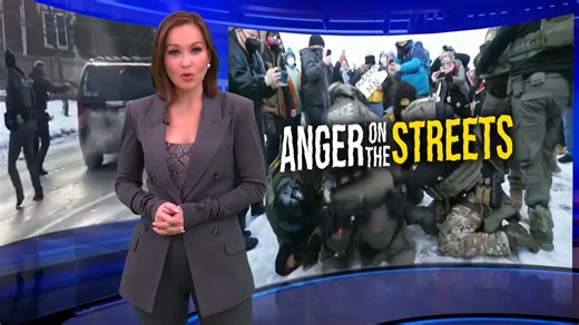 Chaos on the streets of Minneapolis Thursday following the shooting death of 37-year-old mom Renee Good by an ICE agent. Debate over the shooting continues to rage across the country. President Donald Trump claimed the woman "viciously ran over the ICE officer, who seems to have shot her in self-defense." Others are calling ti murder. In video of the incident, as the agent approached Good's car window, she reversed and accelerated away from the agent. She was shot three times. #ICE #Minneapolis 