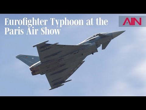 Eurofighter Typhoon Fighter Jet Flies at the Paris Air Show – AIN