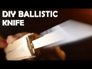 How To Make a Ballistic Knife! - $2 Super easy, Very Impressive!!!