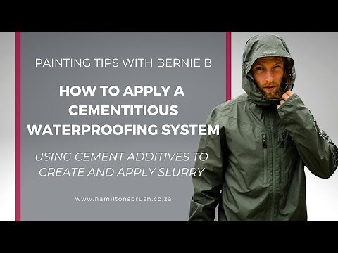 How to Apply Cementitious Waterproofing | Hamilton’s Specialist Waterproofing Brush