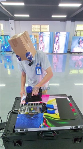 How did he see it? #ledmodules #ledwall #eagerled #ledscreen #leddisplay #fyp #foryou