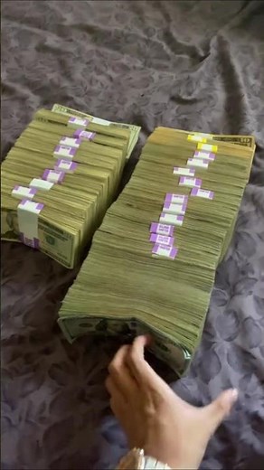 Stacks Of Cash In 20s and 100s #money #dollars #cash